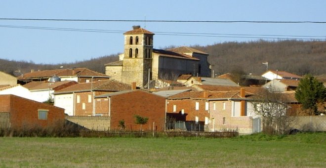 Vista del pueblo de Cubillas de Rueda, en León.