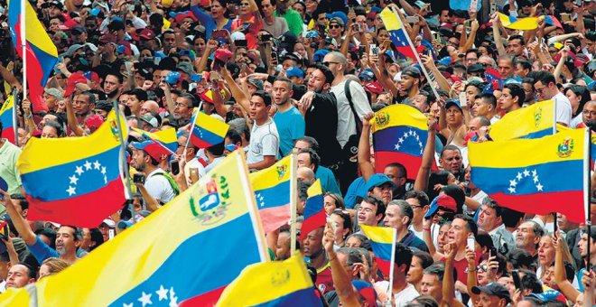 Seguidores del chavismo se concentraron cerca de Miraflores | EFE