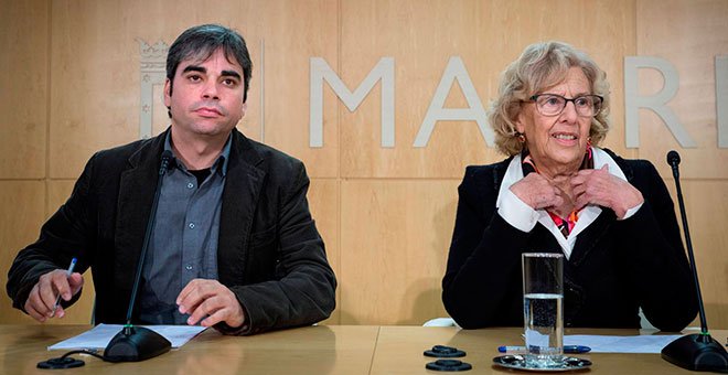 Jorge García Castaño y Manuela Carmena, en una foto de archivo. / EFE