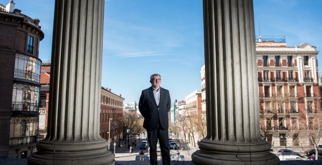 Miguel Falomir, director del Museo del Prado, en el Casón del Buen Retiro.- FERNANDO SÁNCHEZ