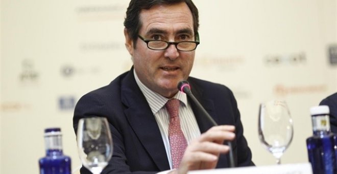 El presidente de CEOE, Antonio Garamendi. EP