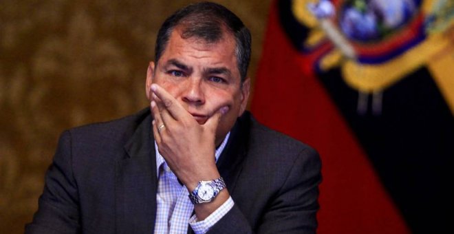El expresidente de Ecuador Rafael Correa. EFE