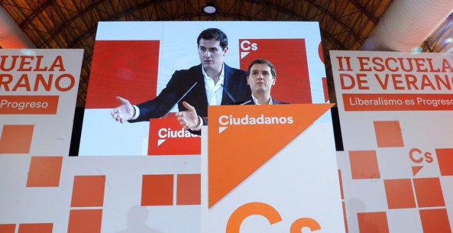 El líder de Ciudadanos, Albert Rivera, en la II Escuela de Verano.