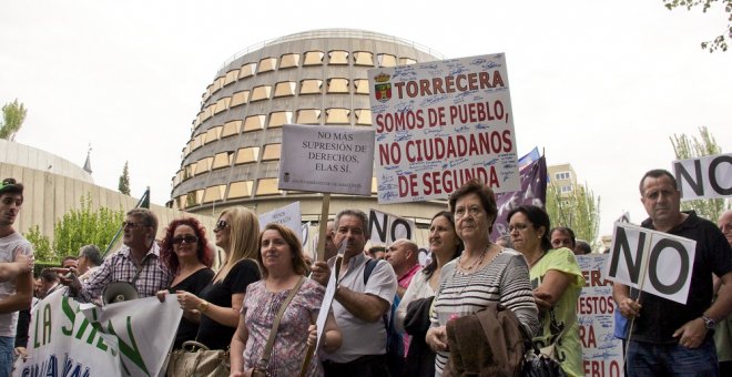 Imagen de archivo de una manifestación a favor de frenar la despoblación. / FEEM