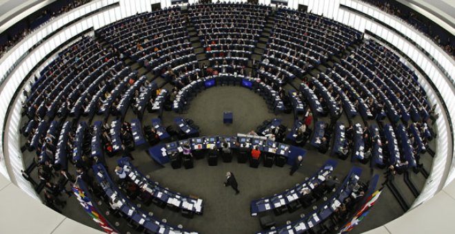 Imagen de archivo del Pleno del Parlamento Europeo. | REUTERS