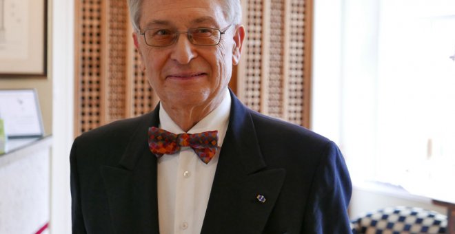 El economista, diplomático e historiador Ángel Viñas.-