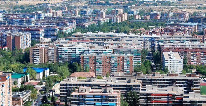 Vista aérea de Alcorcón.