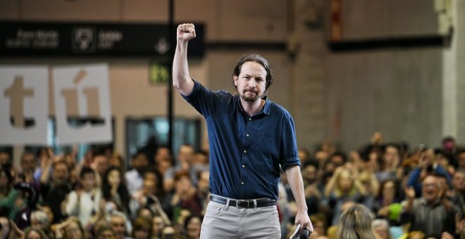 Pablo Iglesias en un acto de campaña en Valencia / Daniel Gago - PODEMOS