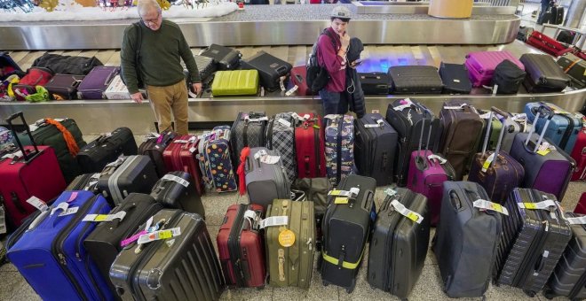 Piezas de equipaje en un aeropuerto. EFE