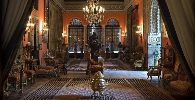 Uno de los salones del Palacio de Liria en Madrid. (EFE | ARCHIVO )