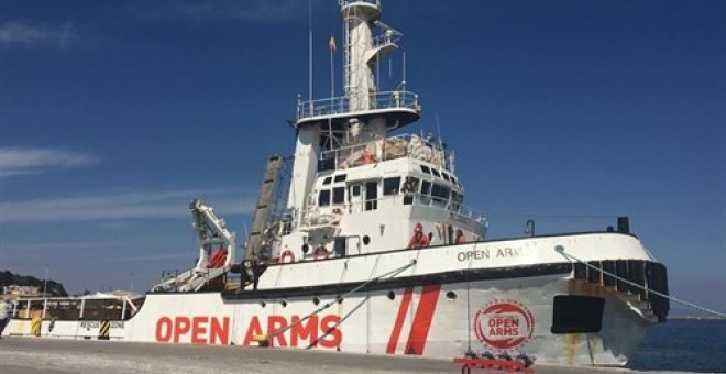 El buque de la ONG Proactiva Open Arms. Europa Press