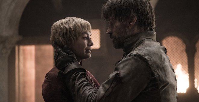 Cersei y Jamie Lannister. HBO.