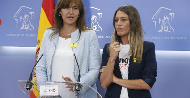 La portavoz portavoz de Junts Per Catalunya en el Congreso, Laura Borràs