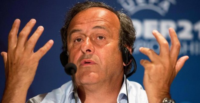 Michen Platini en una imagen de archivo. (ABIR SULTAN | EFE)