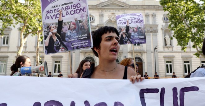 Organizaciones feministas de Madrid se concentran este viernes frente al Tribunal Supremo | EFE