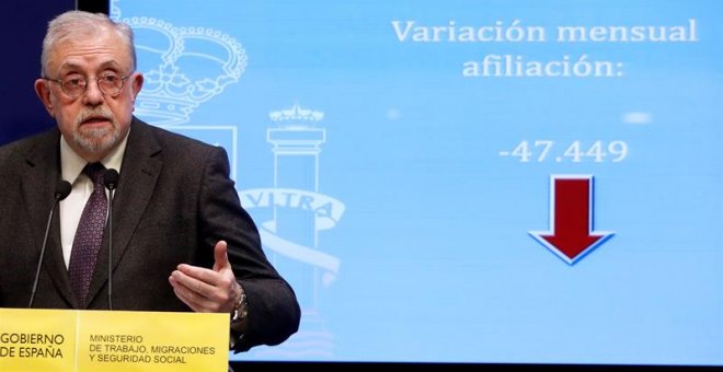 El secretario de Estado de Seguridad Social, Octavio Granado, durante una rueda de prensa. EFE/Archivo