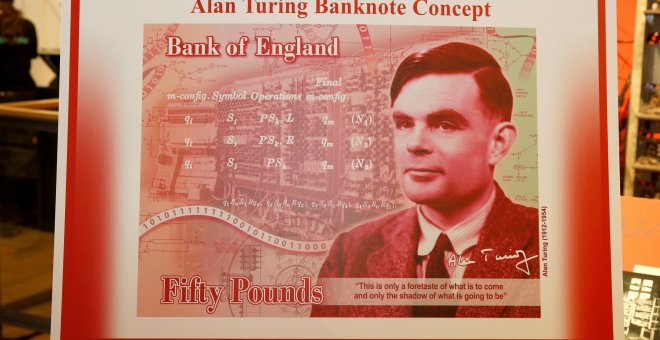 Alan Turing, padre de la informática y condenado por su homosexualidad, será el rostro del nuevo billete de 50 libras (REUTERS)