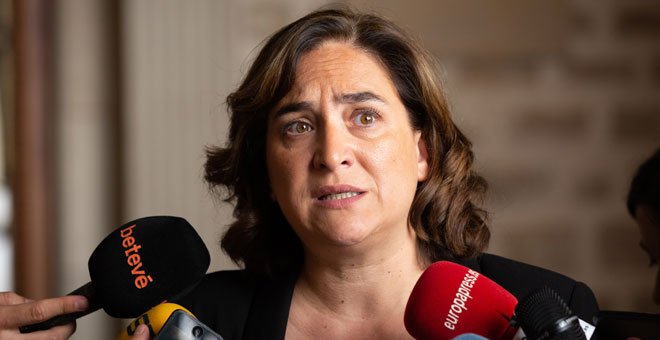 La alcaldesa de Barcelona, Ada Colau. / DAVID ZORRAKINO (EP)