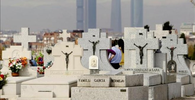 Cementerio civil y judío de La Almudena.- EFE