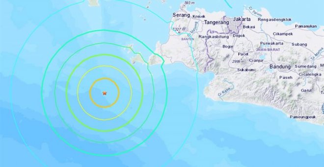 Localización del terremoto en Indonesia / EFE