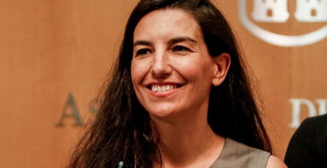 La portavoz de Vox, Rocío Monasterio, en la Asamblea de Madrid | Europa Press