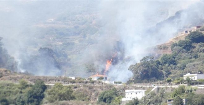 El incendio en Gran Canaria. / EUROPA PRESS