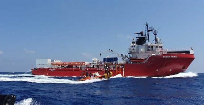 Barco de rescate 'Ocean Viking' de MSF y SOS MediterranéeHANNAH WALLACE BOWMAN/MSF