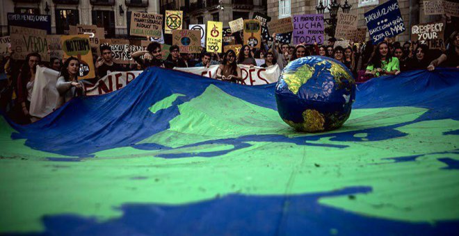 Manifestació convocada per organitzacions ecologistes