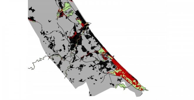 Área de la costa sur de Valencia. (Observatorio de la Sostenibilidad)