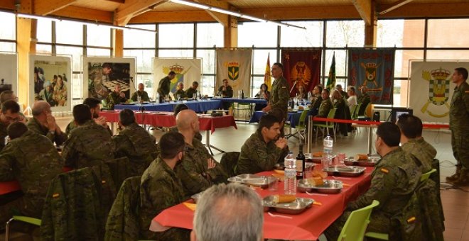 Imagen de las Jornadas de Actualización de Alimentación en Campaña de la Brigada Logística, en Valladolid. MADOC