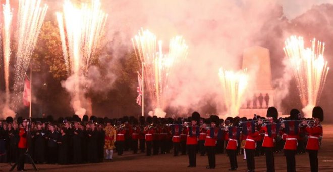 Fuegos artificiales en Reino Unido por la Noche de la Hoguera, hace unos días. Simon Dawson/Reuters