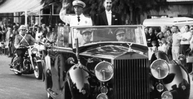 El dictador Francisco Franco en una de sus visitas veraniegas a Donostia. EFE