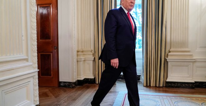 22/11/2019 - El presidente de los Estados Unidos, Donald Trump,en la Casa Blanca en Washington, EEUU. REUTERS / Joshua Roberts