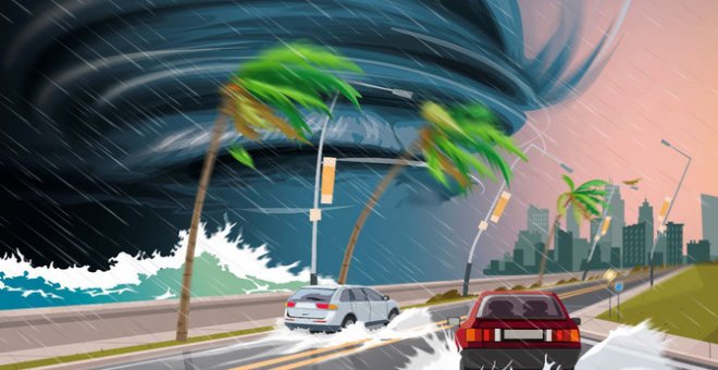 La crisis climática intensificará la frecuencia de fenómenos extremos como los huracanes. / José Antonio Peñas (SINC)