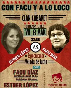 Cartel del acto 'Espectacular velada de lucha' que tendrá lugar el viernes 13 de marzo.