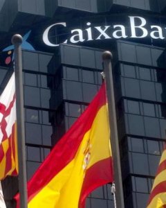 Sede la Caixabank en Barcelona. EFE