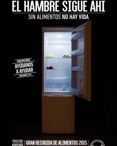 Cartel de la Gran Recogida de Alimentos de 2015.