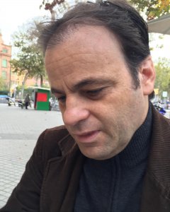 Jaume Asens, en un momento de la entrevista. M. de Delàs