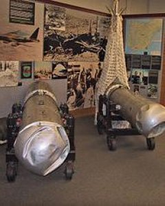 Dos bombas de Palomares en el National Atomic Museum de Albuquerque, Nuevo México.