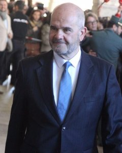 El expresidente andaluz Manuel Chaves, a su llegada a los juzgados de Sevilla. EUROPA PRESS.