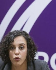 Nagua Alba, recientemente elegida secretaria general de Podemos Ahal Dugu. EFE