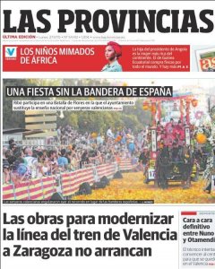 Portada 'Las Provincias'