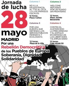 Cartel 28 de mayo.