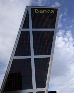 Sede de Bankia en una de las Torres Kio de Madrid. REUTERS