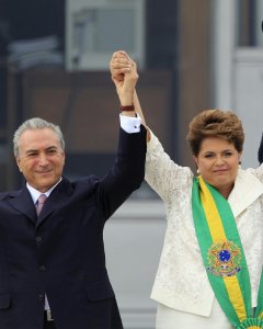 Fotografía de enero de 2011, cuando Michel Temer era el vicepresidente de Dilma Rousseff. - REUTERS