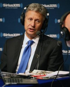 El candidato a la Casa Blanca por el Partido Libertario, Gary Johnson. - AFP