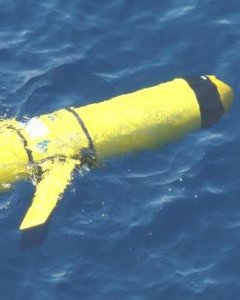 Imagen de un dron submarino similar al capturado por China a EEUU en aguas internacionales. Foto: US Navy