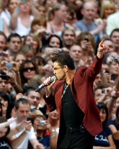 George Michael durante una actuación en el estadio de Wembley, Londres, en 2007. - REUTERS