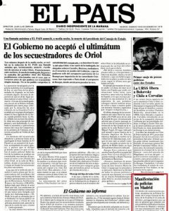 Portada de 'El PaÃ­s' del 18 de diciembre de 1976.