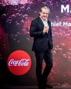 Marcos de Quinto en una presentación de Coca-Cola. E.P.
